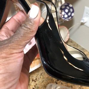 Burberry black pant shoe. Runs narrow